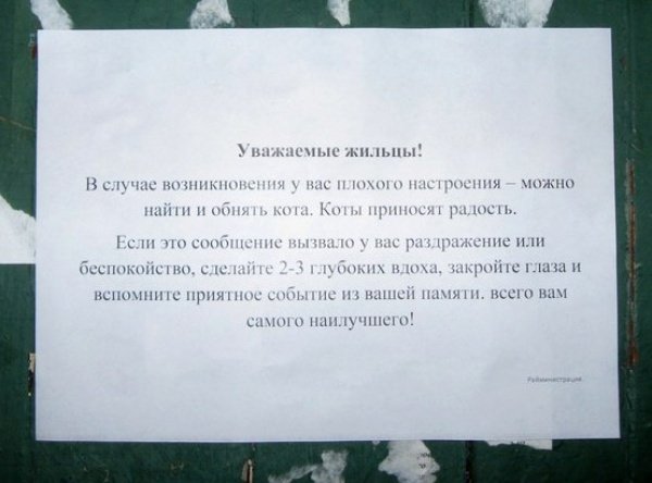 смешные надписи, объявления, маразмы