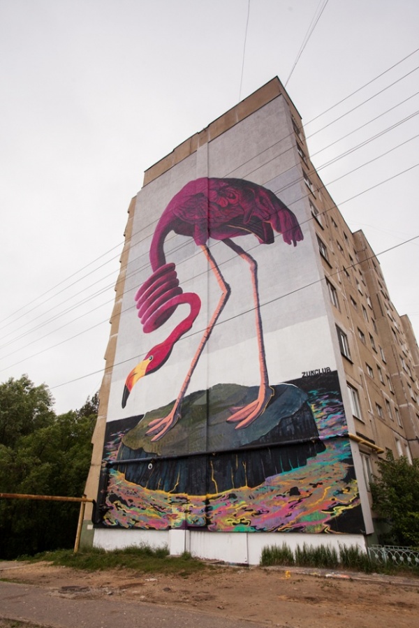 Лучшие примеры уличного искусства в России за 2013 год стрит-арт, уличные художники, рисунки на стенах, Лучшие примеры уличного искусства, Россия, 2013 год