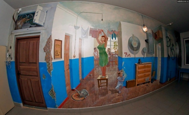 Лучшие примеры уличного искусства в России за 2013 год стрит-арт, уличные художники, рисунки на стенах, Лучшие примеры уличного искусства, Россия, 2013 год