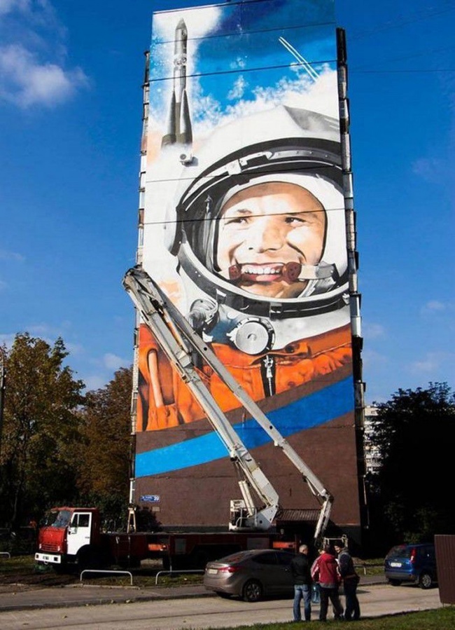 Лучшие примеры уличного искусства в России за 2013 год стрит-арт, уличные художники, рисунки на стенах, Лучшие примеры уличного искусства, Россия, 2013 год