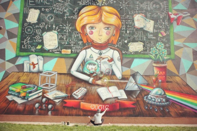 Лучшие примеры уличного искусства в России за 2013 год стрит-арт, уличные художники, рисунки на стенах, Лучшие примеры уличного искусства, Россия, 2013 год