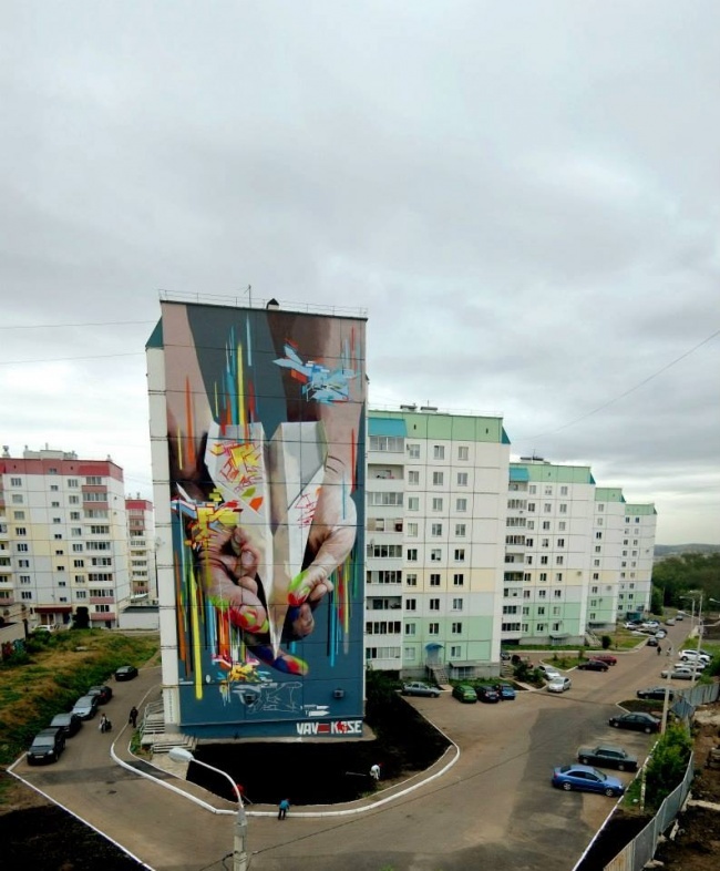 Лучшие примеры уличного искусства в России за 2013 год стрит-арт, уличные художники, рисунки на стенах, Лучшие примеры уличного искусства, Россия, 2013 год
