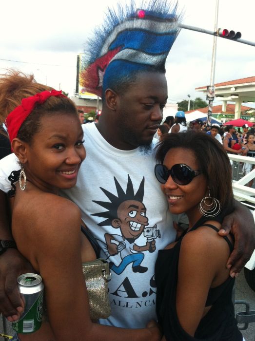 ирокез,реклама на голове, Джозеф Гэзми