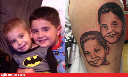 Самые ужасные портретные татуировки Ужасные, татуировки, портреты, портаки
