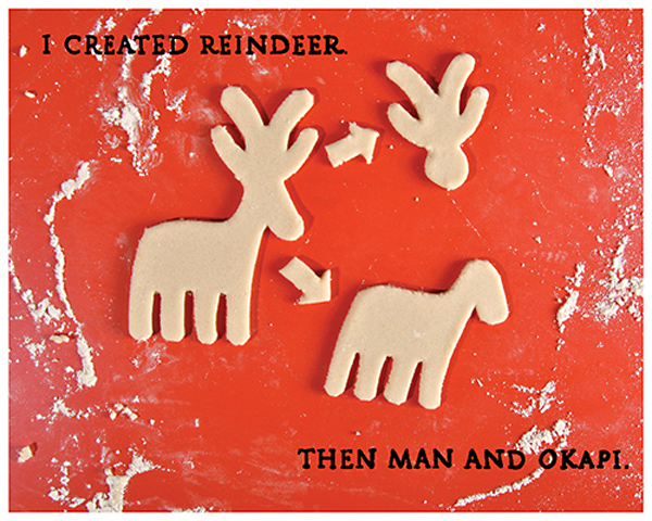 Да будет тесто! Забавный вариант создания мира на примере теста для печенья Да будет тесто, Let It Dough, Кристоф Ниеманн, Christoph Niemann