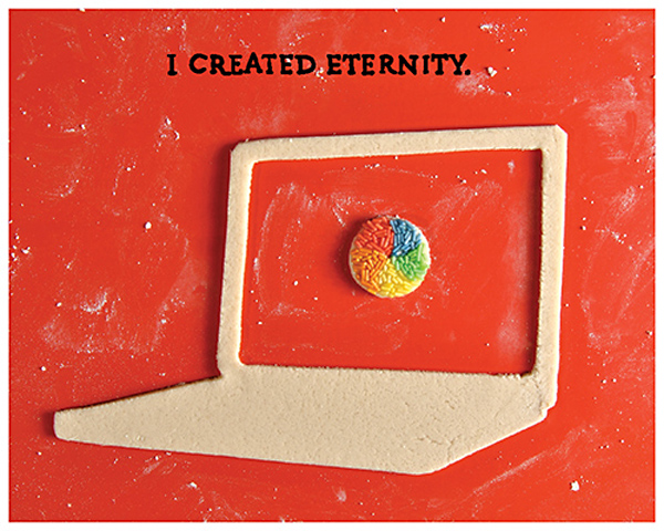 Да будет тесто! Забавный вариант создания мира на примере теста для печенья Да будет тесто, Let It Dough, Кристоф Ниеманн, Christoph Niemann