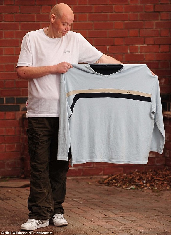 он смог, мужчина очень похудел