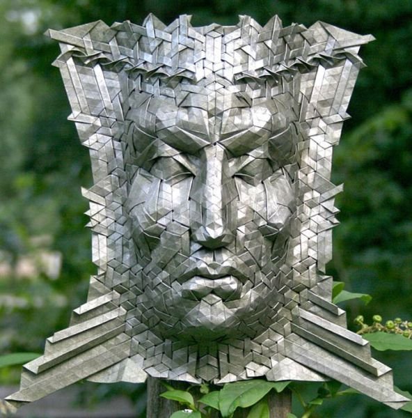 животные из бумаги, искусство из бумаги