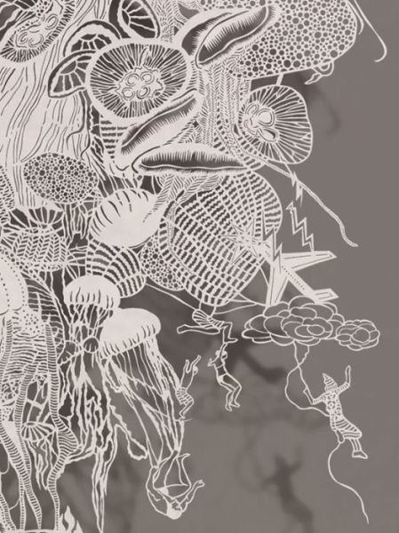 животные из бумаги, искусство из бумаги