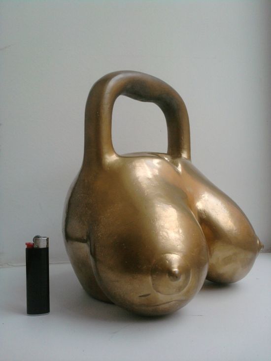 Подарок для настоящего спортсмена Спортивный снаряд, гиря с сиськами, подарок, для спортсмена, спорт