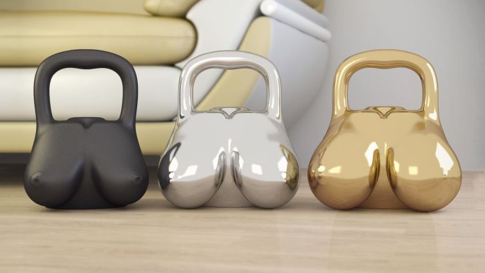 Подарок для настоящего спортсмена Спортивный снаряд, гиря с сиськами, подарок, для спортсмена, спорт