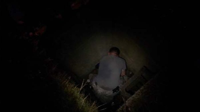 Американские, солдаты, спасли, котенка ,из подземной, сливной трубы