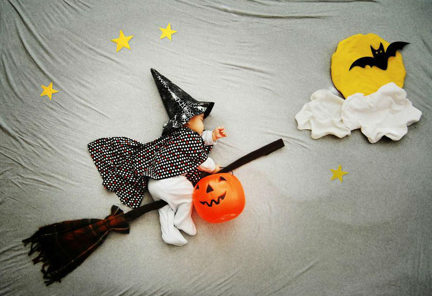 Затейливая мама превращает спящего малыша в героя сказок мама,креатив, спящий ребёнок, сказка, Queenie Liao, «Венгенн в стране чудес»