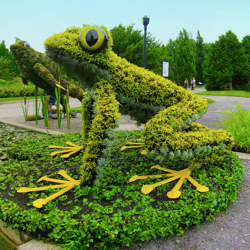 скульптуры из растений, фестиваль в Монреале, Mosaicultures Internationales de Montreal 2013