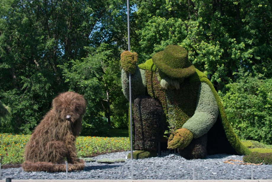 скульптуры из растений, фестиваль в Монреале, Mosaicultures Internationales de Montreal 2013