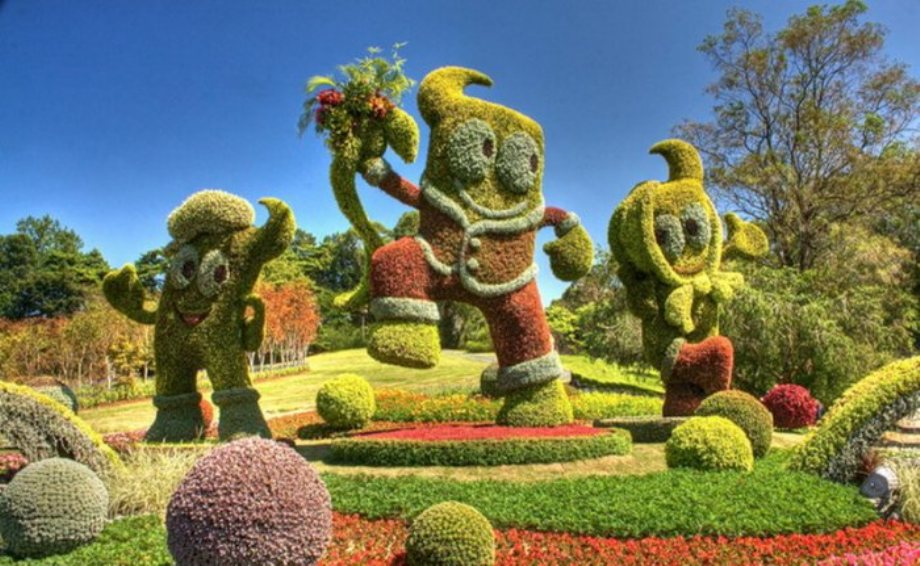 скульптуры из растений, фестиваль в Монреале, Mosaicultures Internationales de Montreal 2013