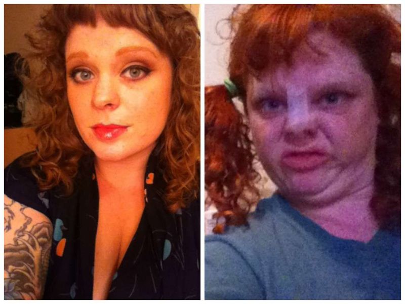 Симпатичные девушки корчат смешные рожи, девушки дурачатся