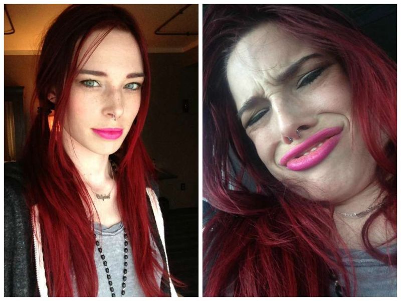 Симпатичные девушки корчат смешные рожи, девушки дурачатся