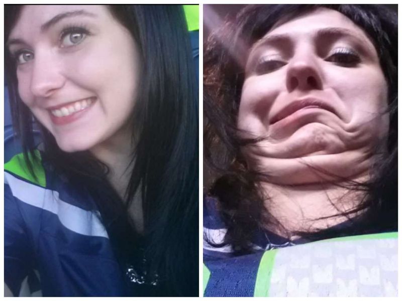 Симпатичные девушки корчат смешные рожи, девушки дурачатся