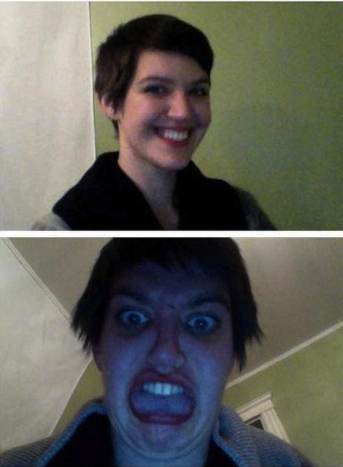 Симпатичные девушки корчат смешные рожи, девушки дурачатся