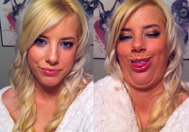 Симпатичные девушки корчат смешные рожи, девушки дурачатся