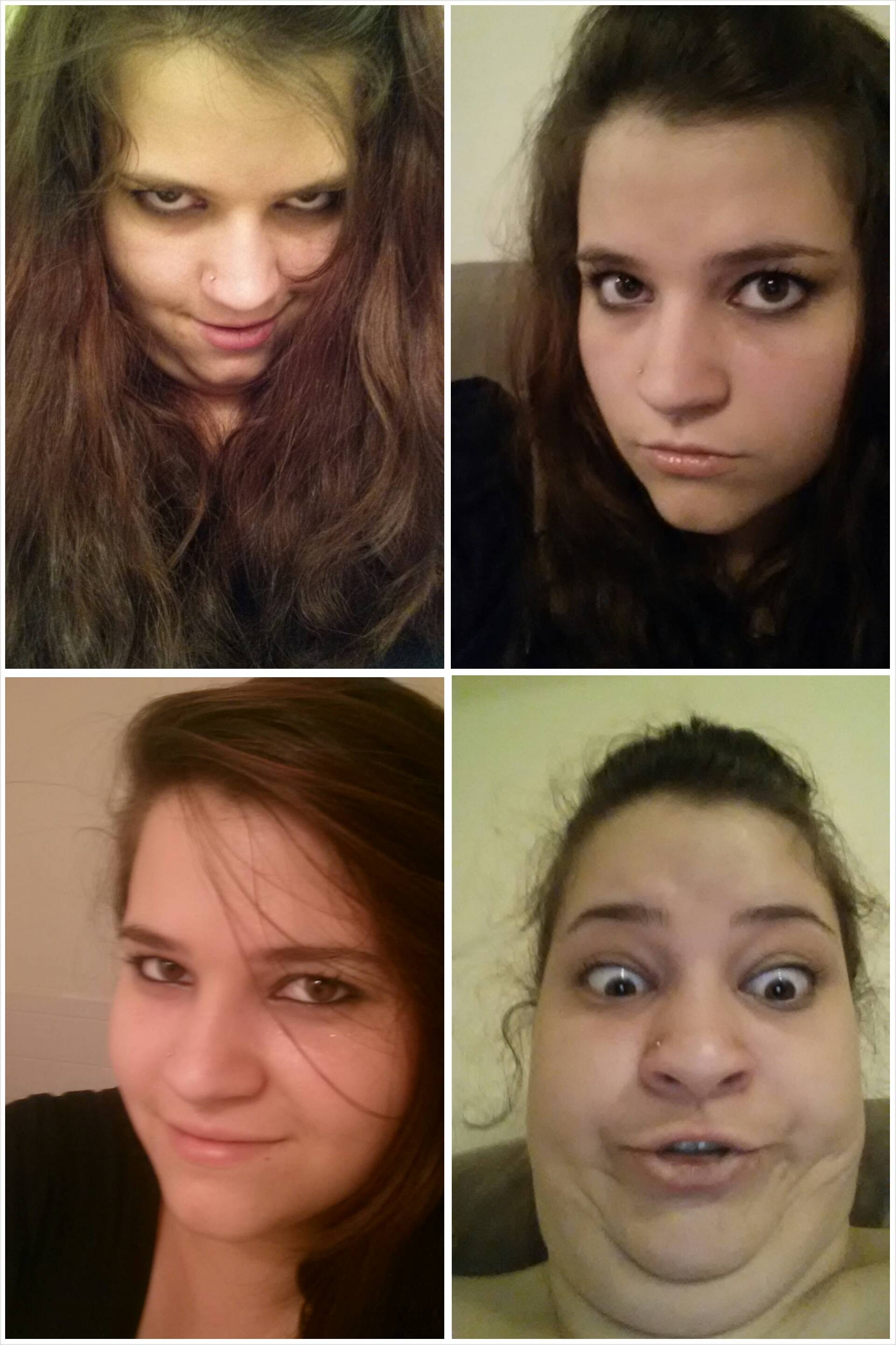 Симпатичные девушки корчат смешные рожи, девушки дурачатся