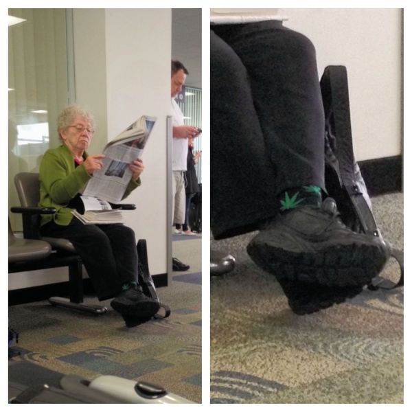 Горе-модники на улицах города, фрики