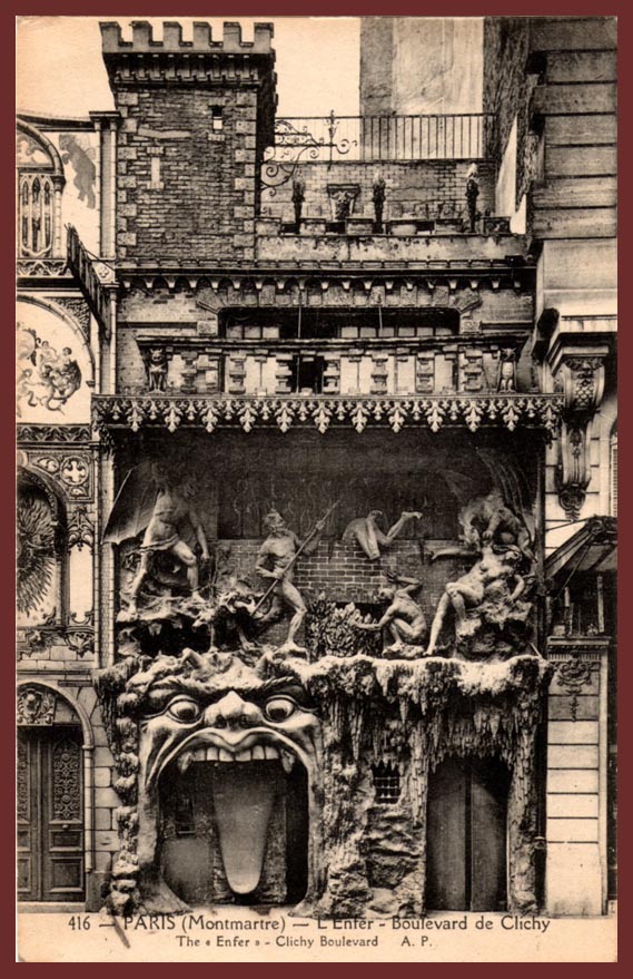 Cabaret de l’Enfer, ад ночной клуб Париж, кабаре ада Париж 1890, Адское кабаре Париж