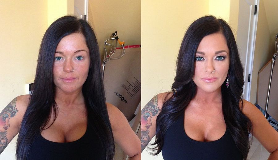 модели до и после макияжа, модели до макияжа, Мелисса Мерфи, Melissa Murphy