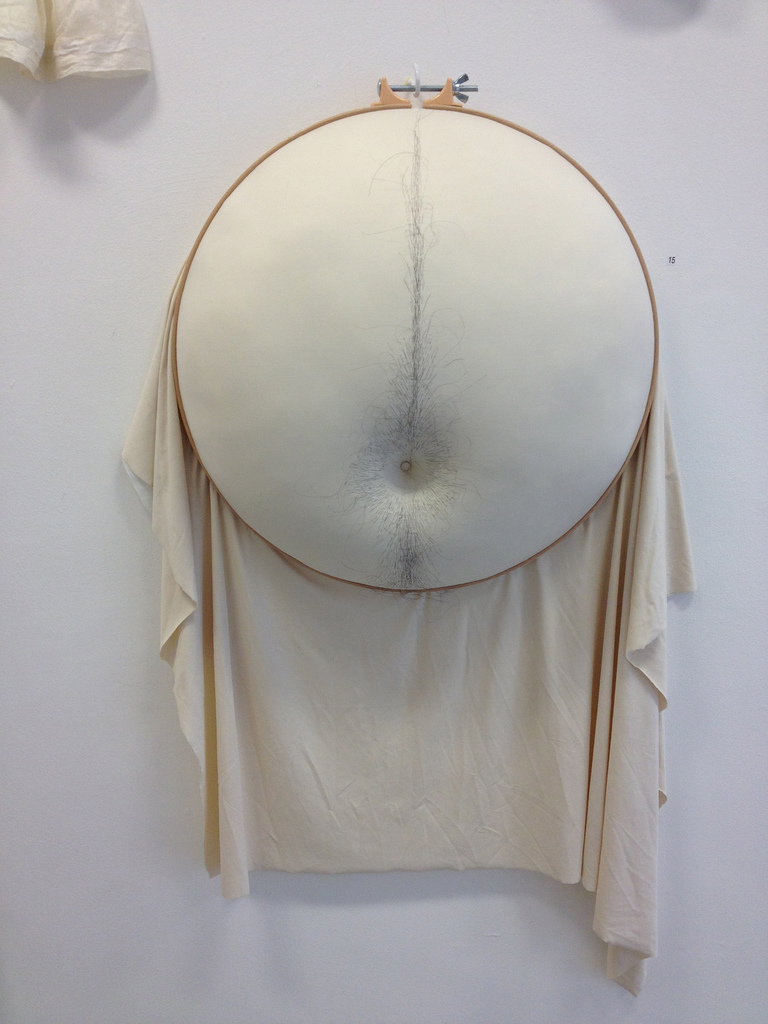 Салли Хеветт, Sally Hewett, Художница вышивает волосатые соски, растяжки, целлюлит 