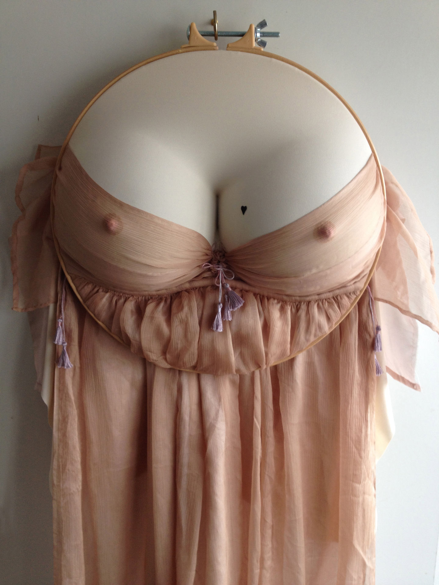 Салли Хеветт, Sally Hewett, Художница вышивает волосатые соски, растяжки, целлюлит 