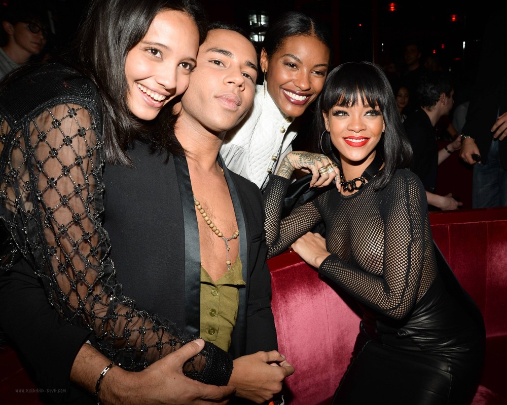  Balmain after-party Paris, Rihanna, Бесстыжий наряд Рианны