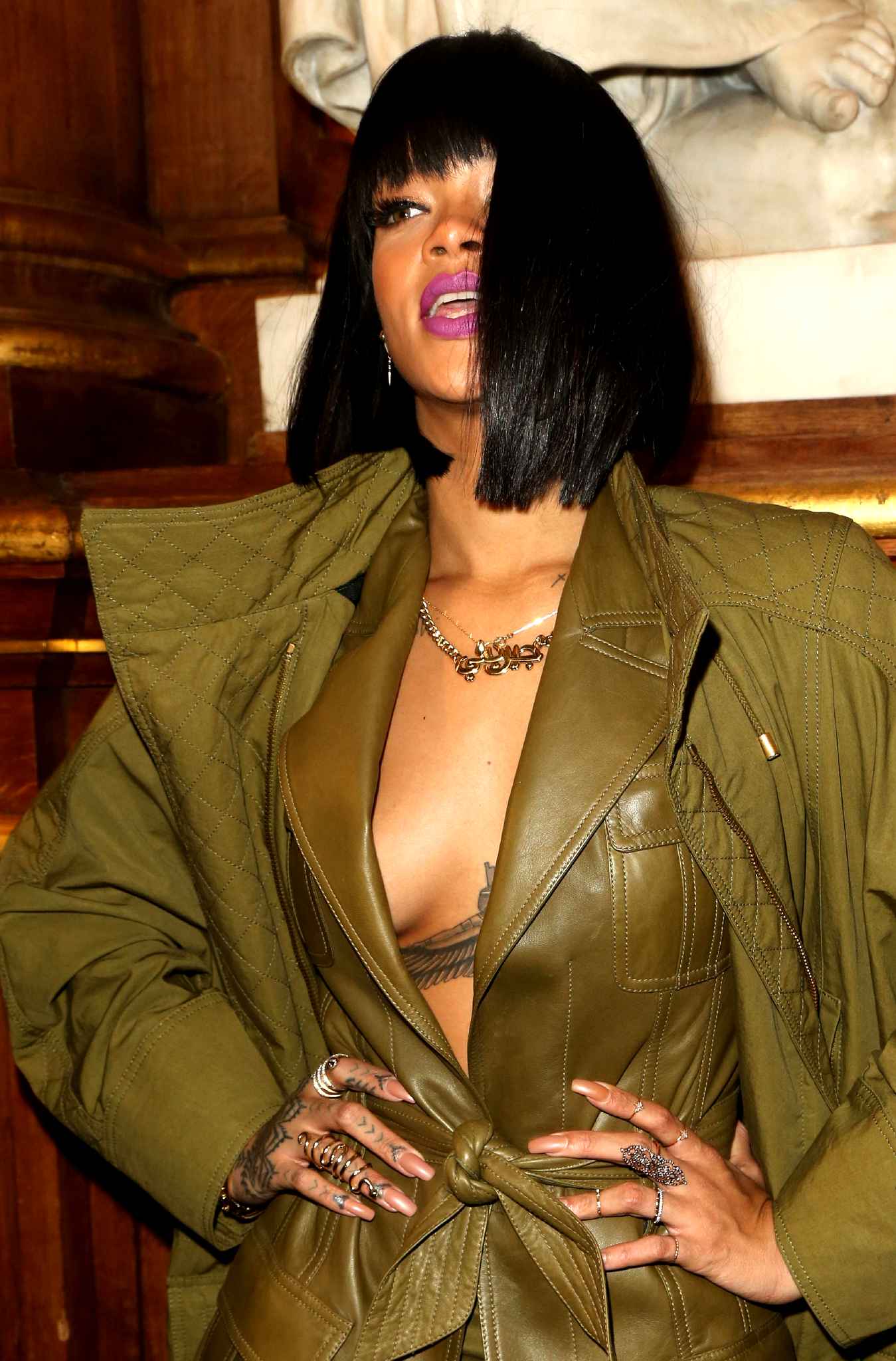  Balmain after-party Paris, Rihanna, Бесстыжий наряд Рианны