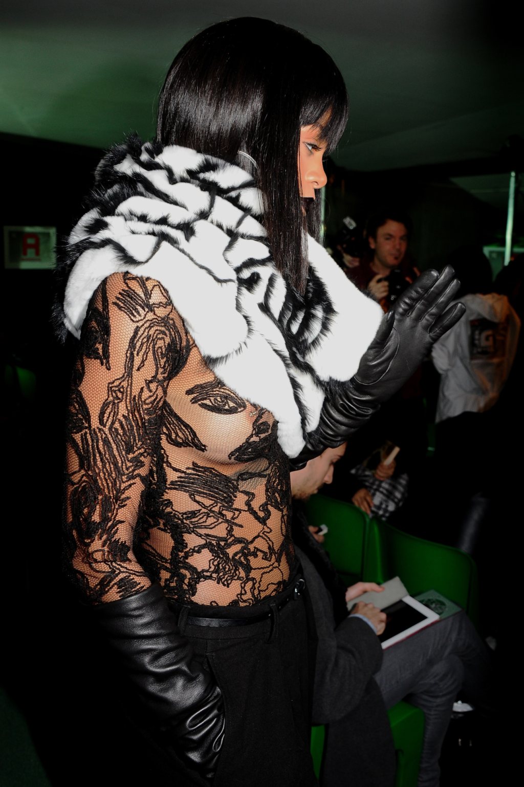  Balmain after-party Paris, Rihanna, Бесстыжий наряд Рианны