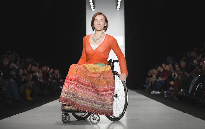 Российский показ мод для людей с ограниченными возможностями Bezgraniz Couture 2014, мода для инвалидов, показ мод для людей с ограниченными возможностями
