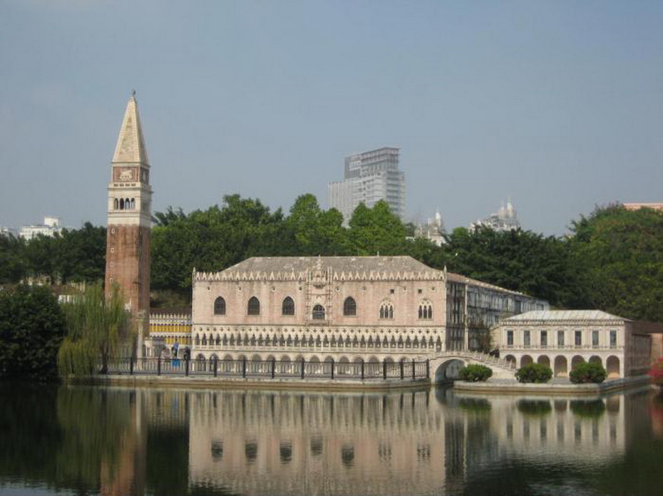 китайские копии мировых достопримечательностей, копии достопримечательностей Китай