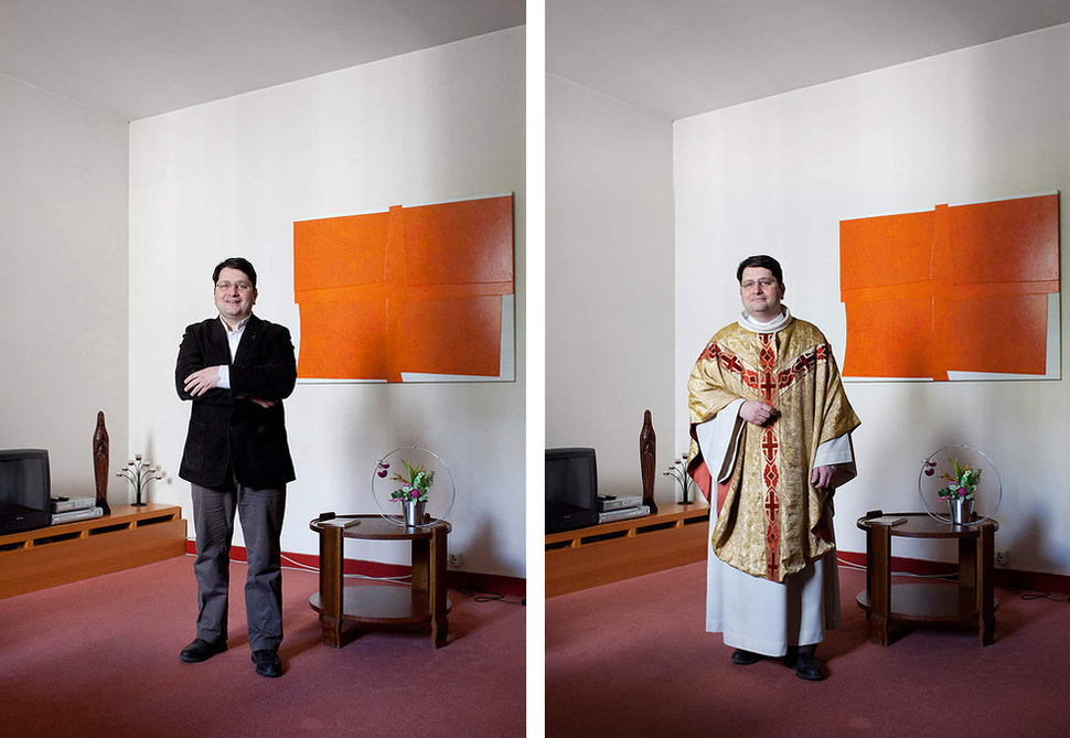 в повседневной одежда и в рабочей униформе, люди в домашнем и рабочей одежде, Workwears, Бруно Ферт, Bruno Fert