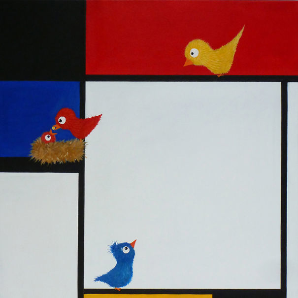 Большое искусство для маленьких детей, если бы картины рисовали дети, Таис Вандерхейден, Thaïs Vanderheyden