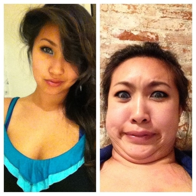 Симпатичные девушки корчат смешные рожи II Симпатичные, девушки, корчат, смешные рожи