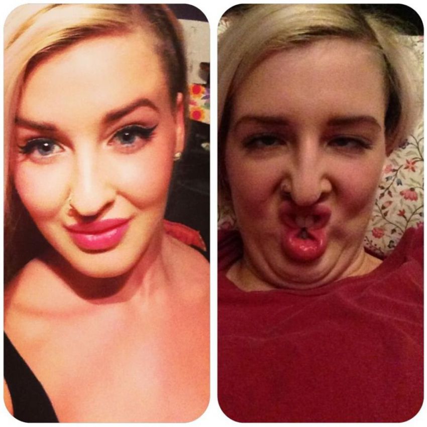 Симпатичные девушки корчат смешные рожи II Симпатичные, девушки, корчат, смешные рожи