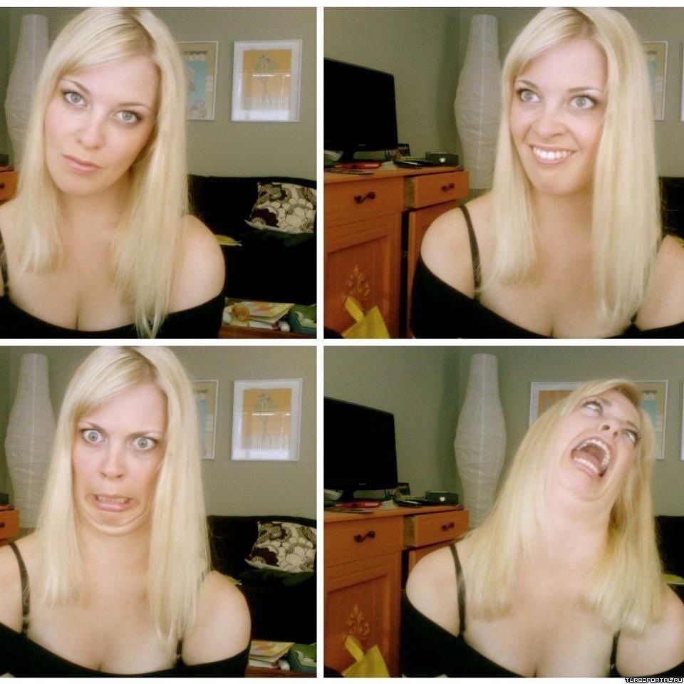 Симпатичные девушки корчат смешные рожи II Симпатичные, девушки, корчат, смешные рожи