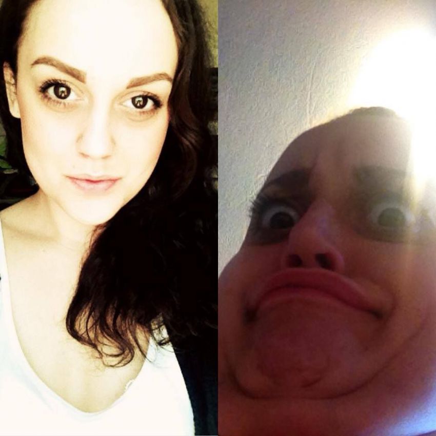 Симпатичные девушки корчат смешные рожи II Симпатичные, девушки, корчат, смешные рожи