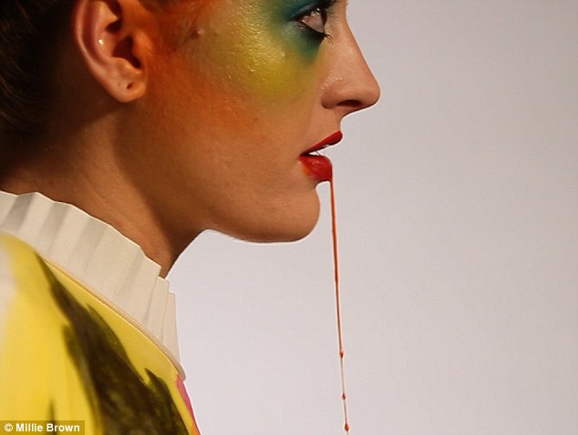 арт, рвота, художница, Милли Браун, Millie Brown