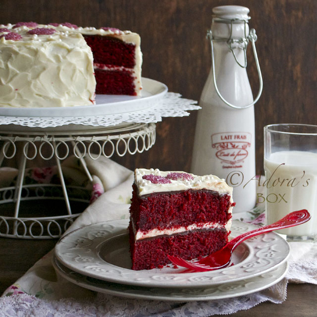 Красные десерты, ко Дню святого Валентина