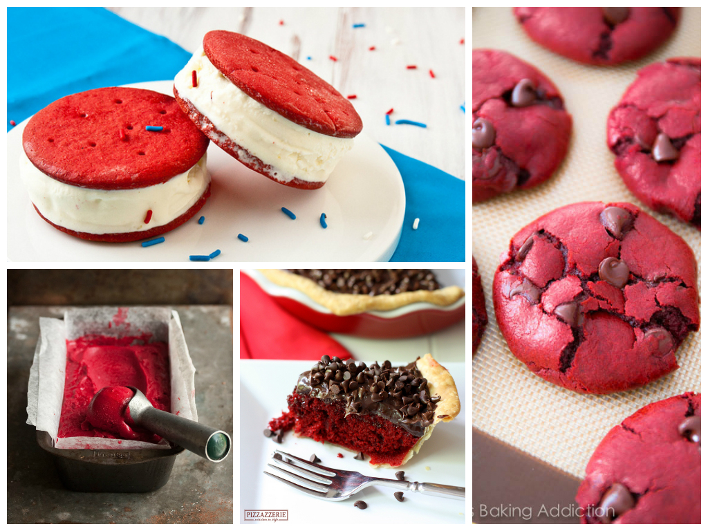 Красные десерты, ко Дню святого Валентина