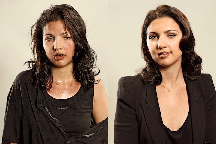 до и после пробежки, Саша Гольдбергер, Sacha Goldberger, спорт, бег, люди