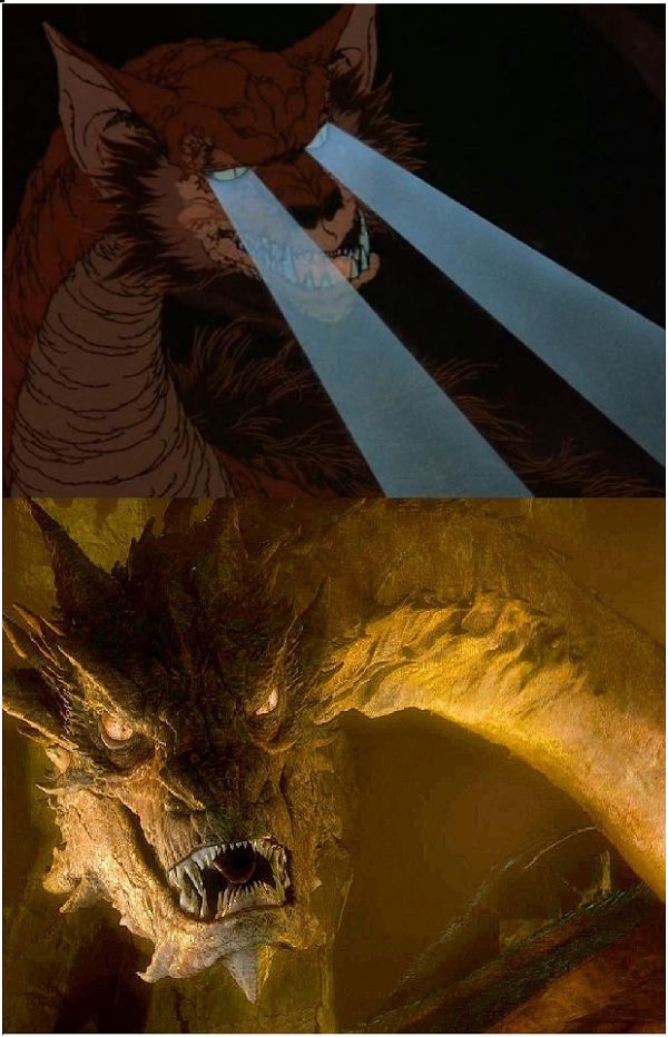 Хоббит, актеры против против персонажей мультфильма 