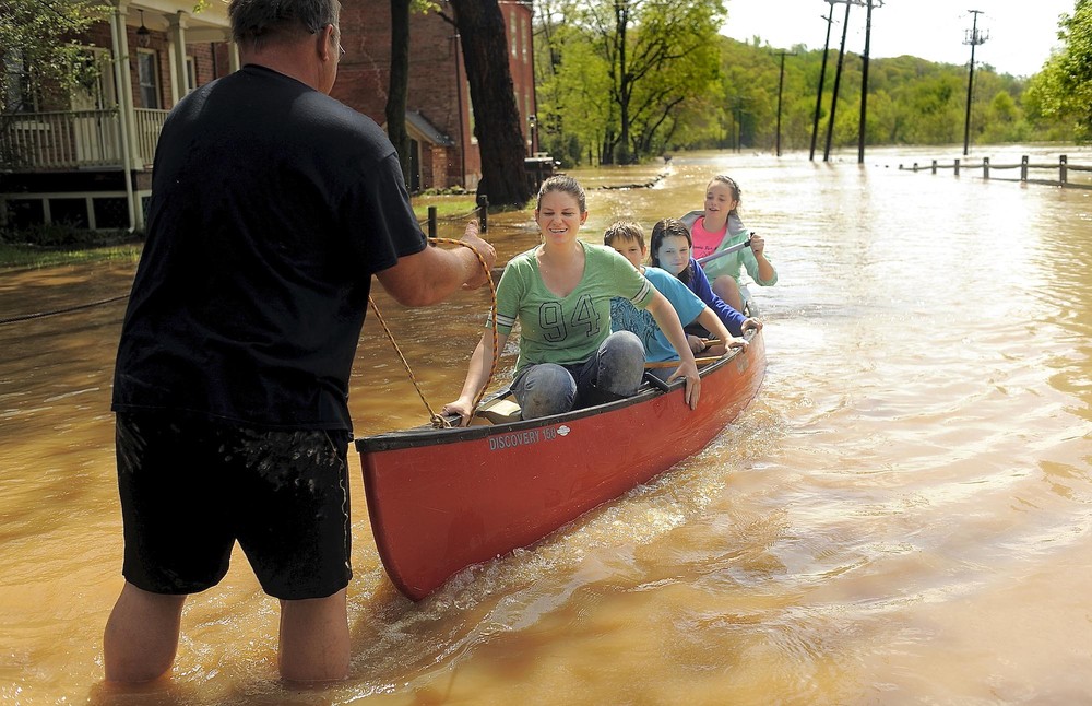 наводнение Балтимор, наоднение Пенсакола, последствия наводнения США, крупнейшее наводнение в США