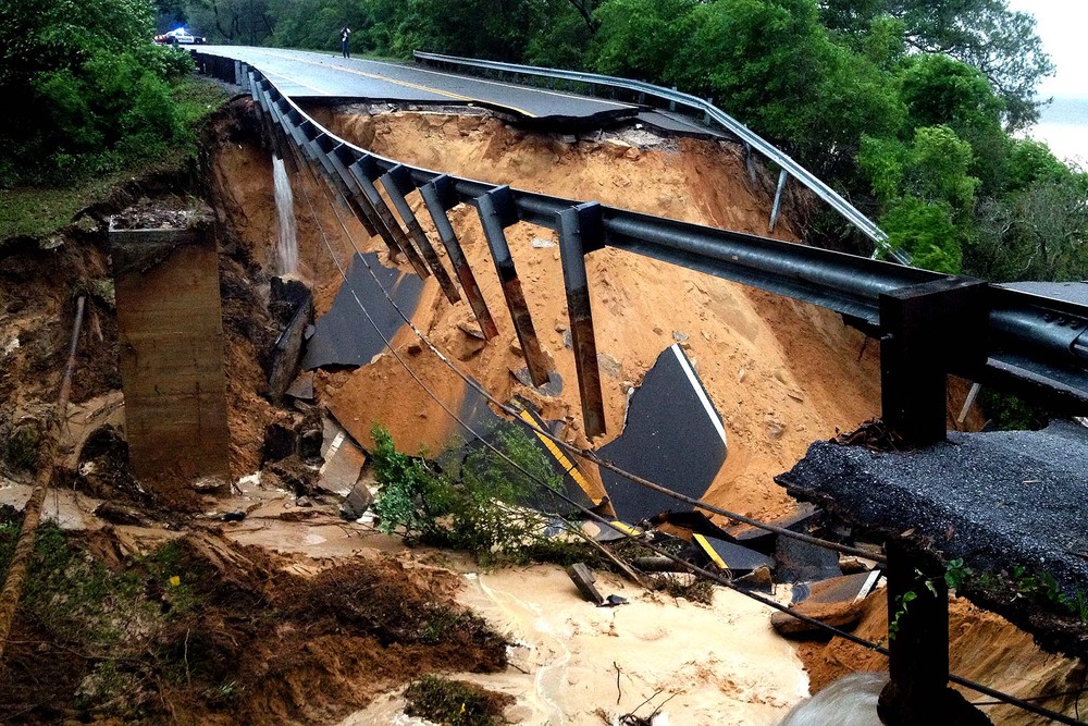 наводнение Балтимор, наоднение Пенсакола, последствия наводнения США, крупнейшее наводнение в США