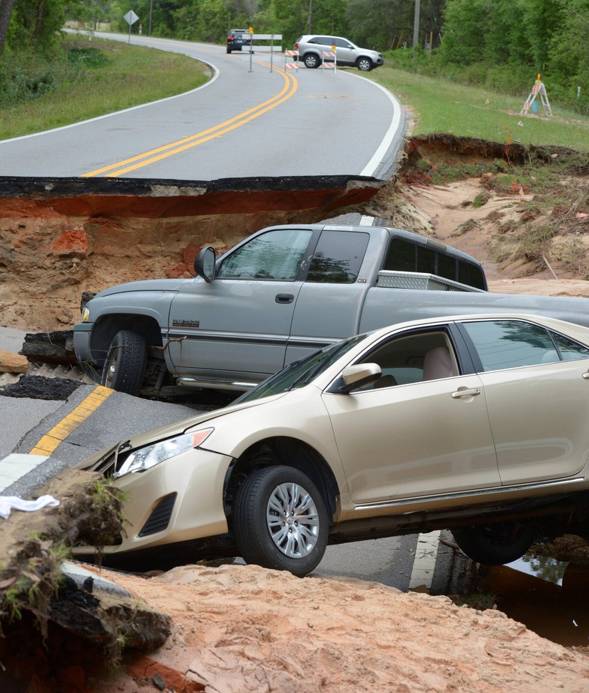 наводнение Балтимор, наоднение Пенсакола, последствия наводнения США, крупнейшее наводнение в США